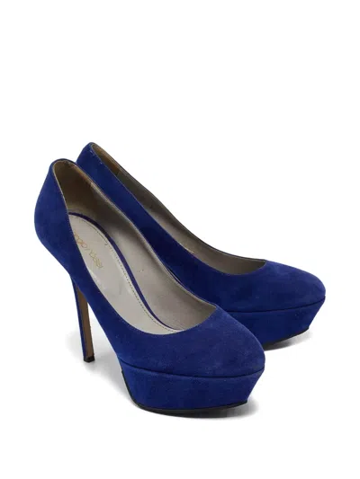 Pre-owned Sergio Rossi Vintage  Platform Suede Umps