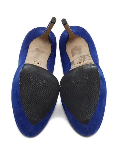 Pre-owned Sergio Rossi Vintage  Platform Suede Umps