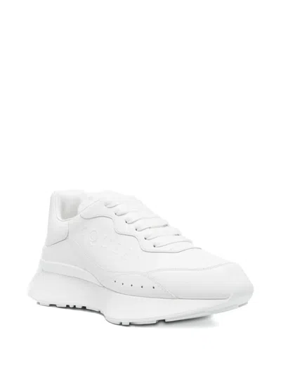 Alexander Mcqueen Alexander Mc Queen White Sprint Runner Sneakers