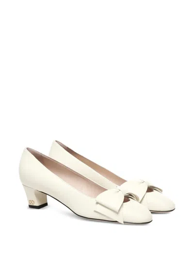 Valentino Garavani Bowow Pumps In Yellow