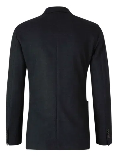 Boglioli Patch-pocket Two-button Blazer In Black