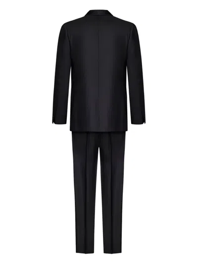 Franzese Collection Brad Pitt Single-breasted Dinner Suit In Black