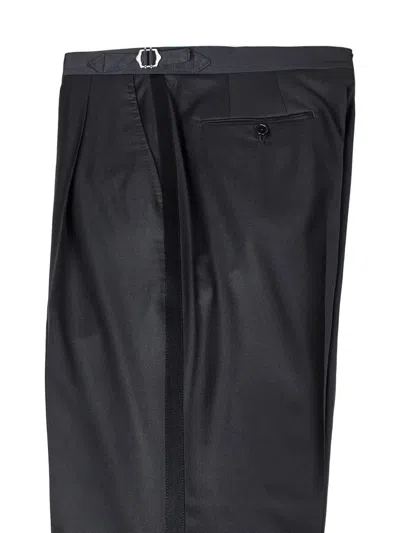 Franzese Collection Brad Pitt Single-breasted Dinner Suit In Black