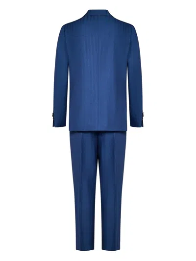 Franzese Collection Franzese Napoli Stefano De Martino Model Suit In Blue