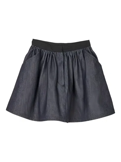 Cecilie Bahnsen Bobbi Waistband Pocket Skirt In Blue