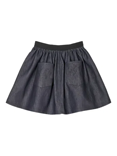 Cecilie Bahnsen Bobbi Waistband Pocket Skirt In Blue
