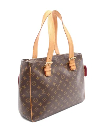 Pre-owned Louis Vuitton 2004 Multi-priest Handbag In Brown