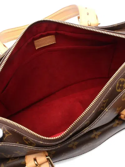 Pre-owned Louis Vuitton 2004 Multi-priest Handbag In Brown