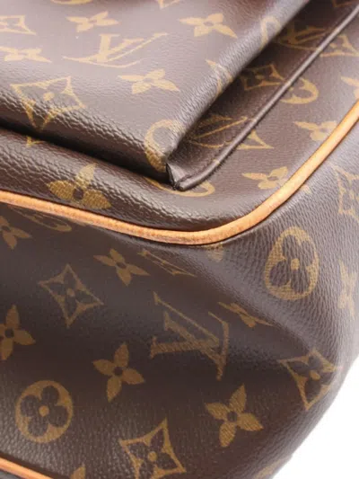 Pre-owned Louis Vuitton 2004 Multi-priest Handbag In Brown
