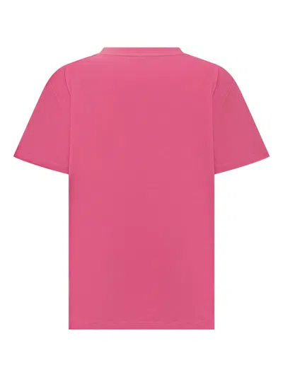Balmain Logo T-shirt In Pink