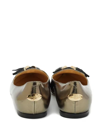Pre-owned Jimmy Choo Tassel-toe Ballet Flats