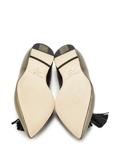 Pre-owned Jimmy Choo Tassel-toe Ballet Flats