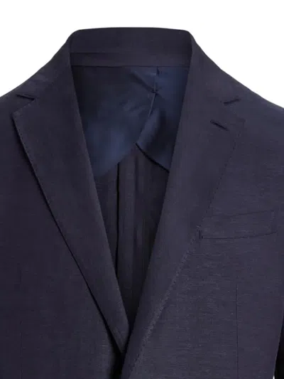 Ralph Lauren Textured Single-button Blazer