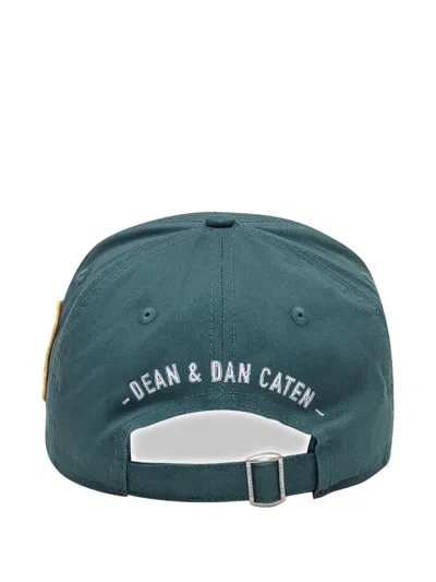 Dsquared2 Logo-print Distressed Baseball Cap In Neutral