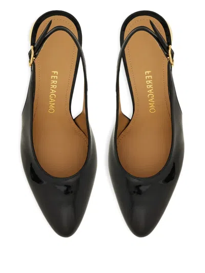 Ferragamo 55mm Spherical-heel Pump