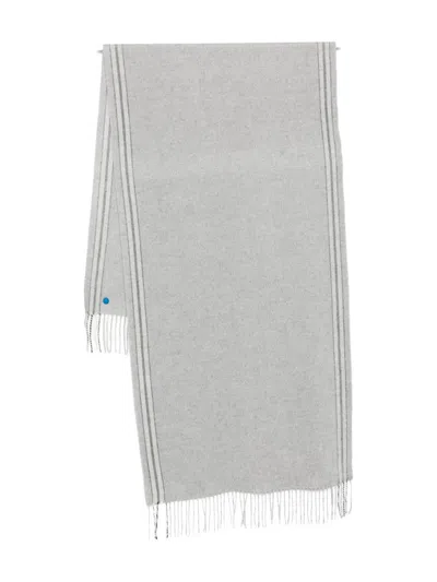 Brunello Cucinelli Striped Fringed Scarf