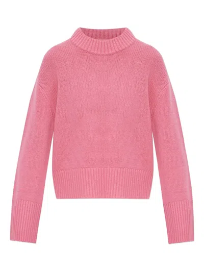 Lisa Yang Wide-cuff Cashmere Sweater In Pink