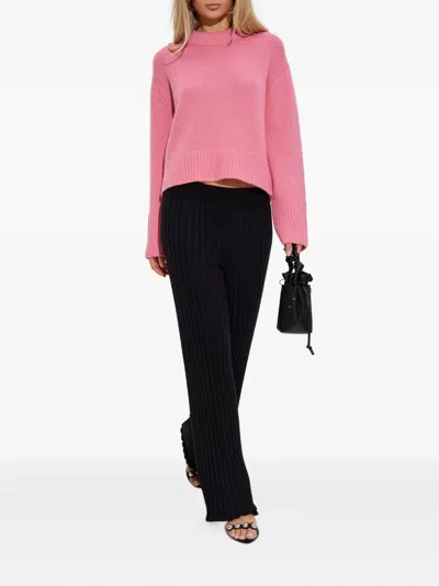 Lisa Yang Wide-cuff Cashmere Sweater In Pink