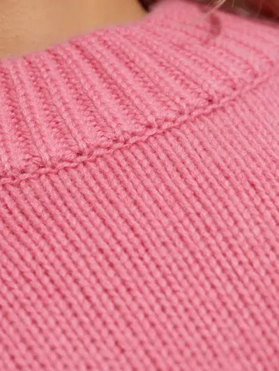 Lisa Yang Wide-cuff Cashmere Sweater In Pink