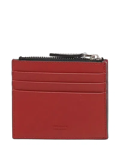 Ferragamo Revival Gancini Black Wallet In Black