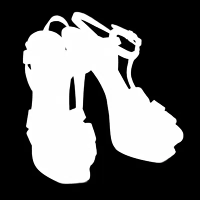 Pre-owned Saint Laurent 145mm Leather Platform Sandals