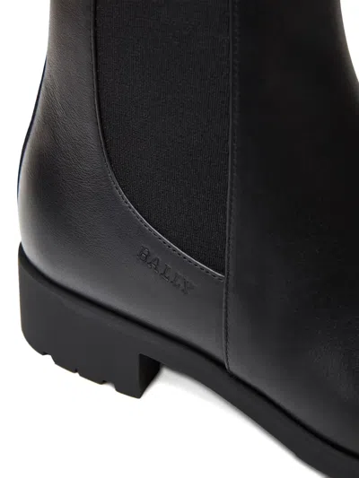 Bally Pull-tab Chelsea Boots In Black