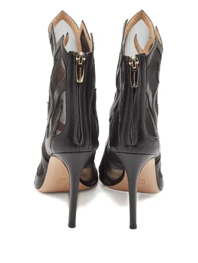 Pre-owned Gianvito Rossi  Cut-out Mesh Boots