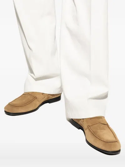 Tod's Penny Suede Loafers