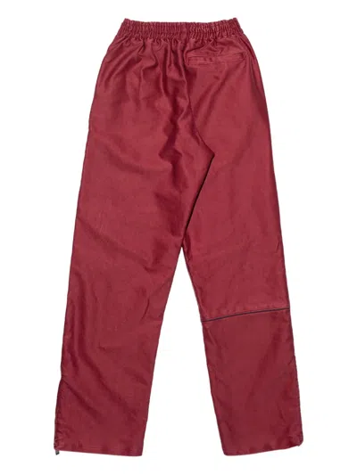 Enfants Riches Deprimes Panelled Zip-detail Trousers In Red