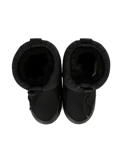 Moschino Teddy-motif Snow Boots In Black