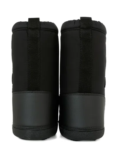 Moschino Teddy-motif Snow Boots In Black