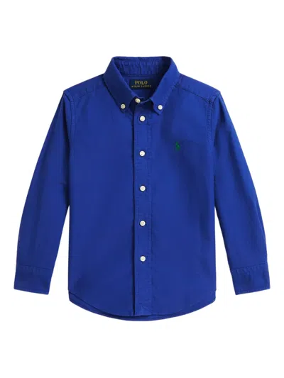 Polo Ralph Lauren Oxford Cotton Shirt In Blue
