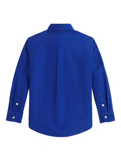 Polo Ralph Lauren Oxford Cotton Shirt In Blue