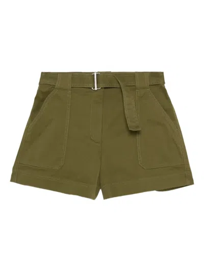 Simkhai Lourie Belted Shorts In Green