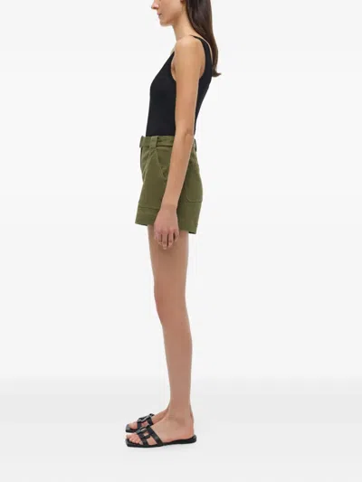 Simkhai Lourie Belted Shorts In Green