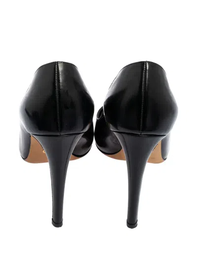 Pre-owned Sergio Rossi Vintage  110mm Leather Pumps In Black