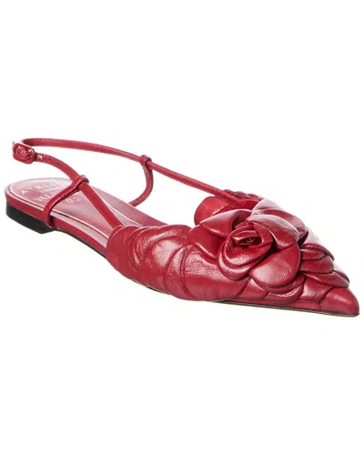 Valentino Atelier 03 Rose Edition Leather Flat
