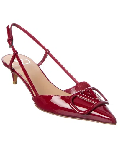 Valentino Vlogo 40 Patent Slingback Pump