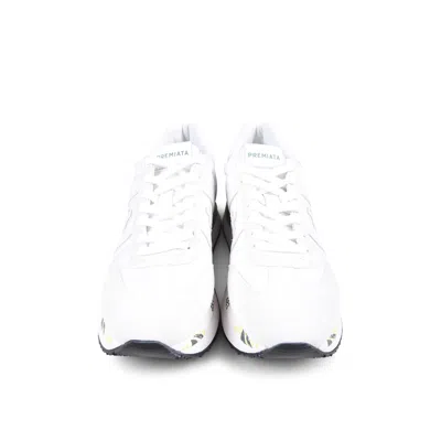 Premiata White Sneakers For Woman With Logo