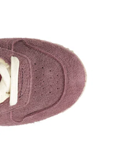 Autry Windspin Sneakers With Used-effect Suede In Pink