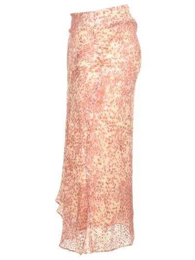 Isabel Marant Lisanne Printed Midi Skirt