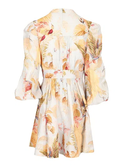 Zimmermann Ascension Linen Mini Dress