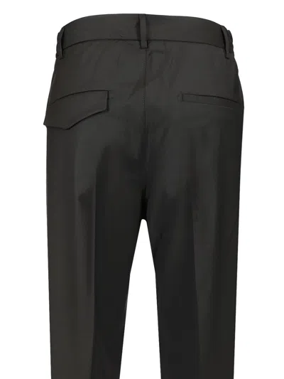 Tagliatore Garcon Con Elastico Tela Trousers Black In Black