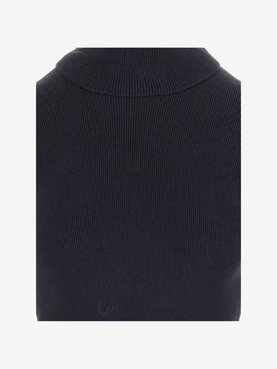 Chloé Wool And Cotton Turtleneck Pullover