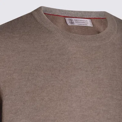 Brunello Cucinelli Sweaters Corteccia In Neutral