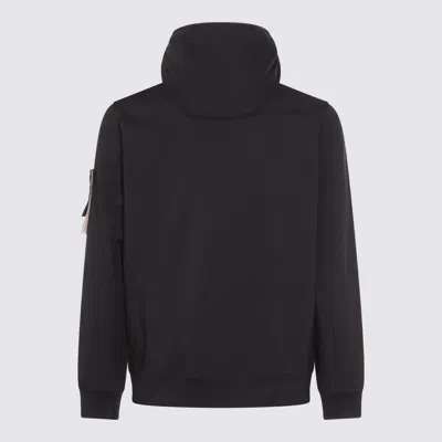 Stone Island Soft Shell Jacket In Black