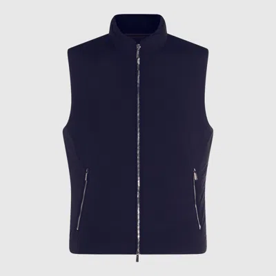 Moorer Padded Jackets With High Collar And Side Zip Pockets