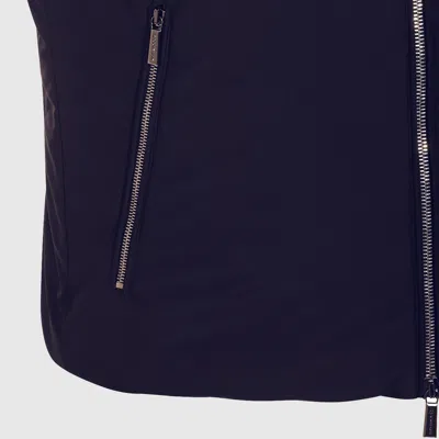 Moorer Padded Jackets With High Collar And Side Zip Pockets