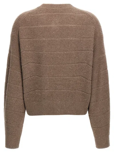 Brunello Cucinelli Rustic Dazzling Net Cardigan