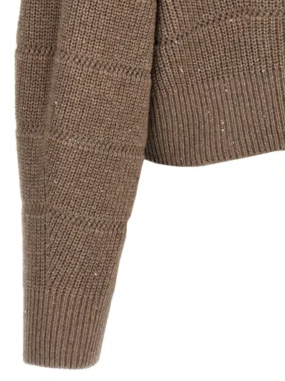 Brunello Cucinelli Rustic Dazzling Net Cardigan